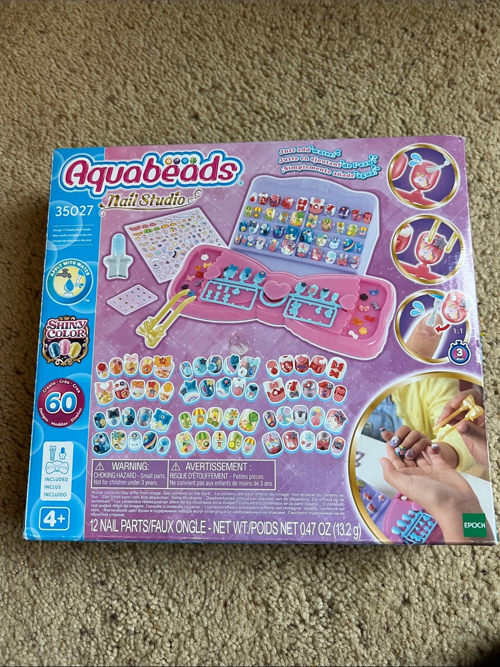 Aquabeads Nail Studio Kids Toy Set